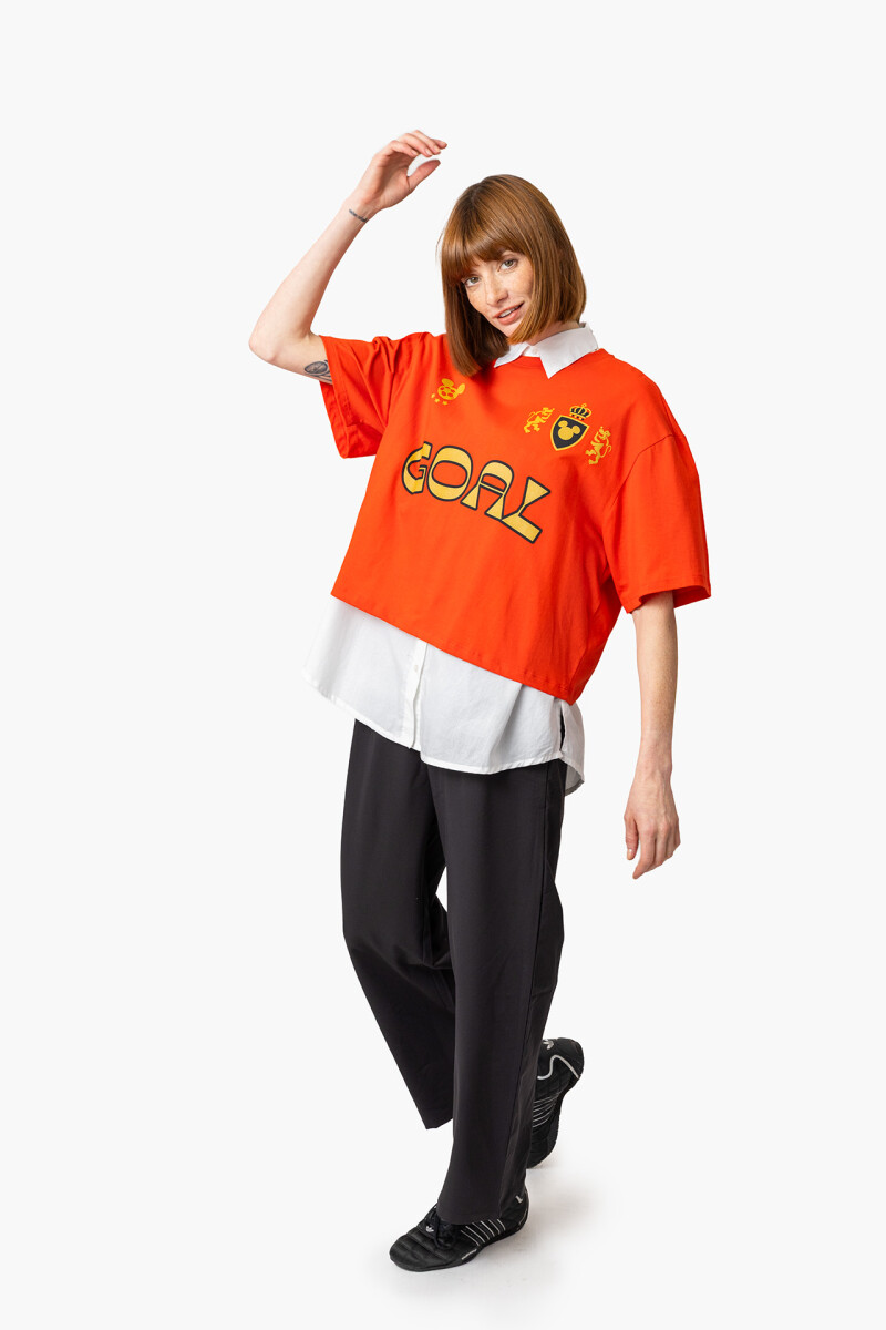 REMERA GOOFY 28 - LADRILLO 