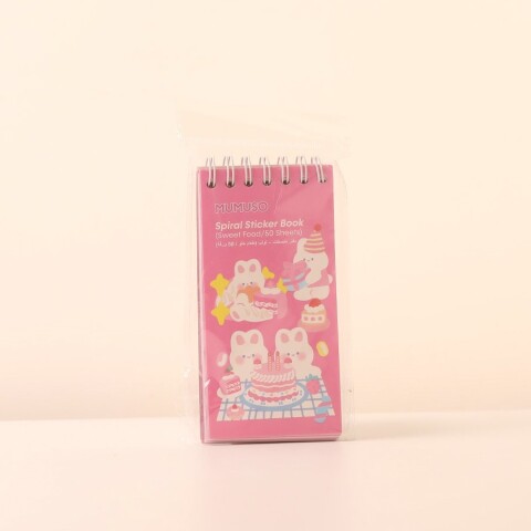 LIBRO ADHESIVOS ESPIRAL (DULCES/50 HOJAS) LIBRO ADHESIVOS ESPIRAL (DULCES/50 HOJAS)