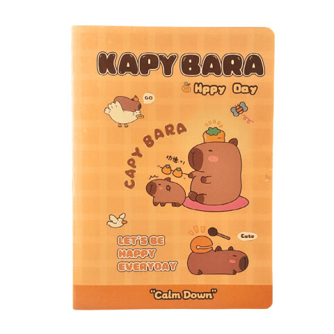Cuaderno a rayas capibara 30 hojas Cuaderno A Rayas Capibara 30 Hojas