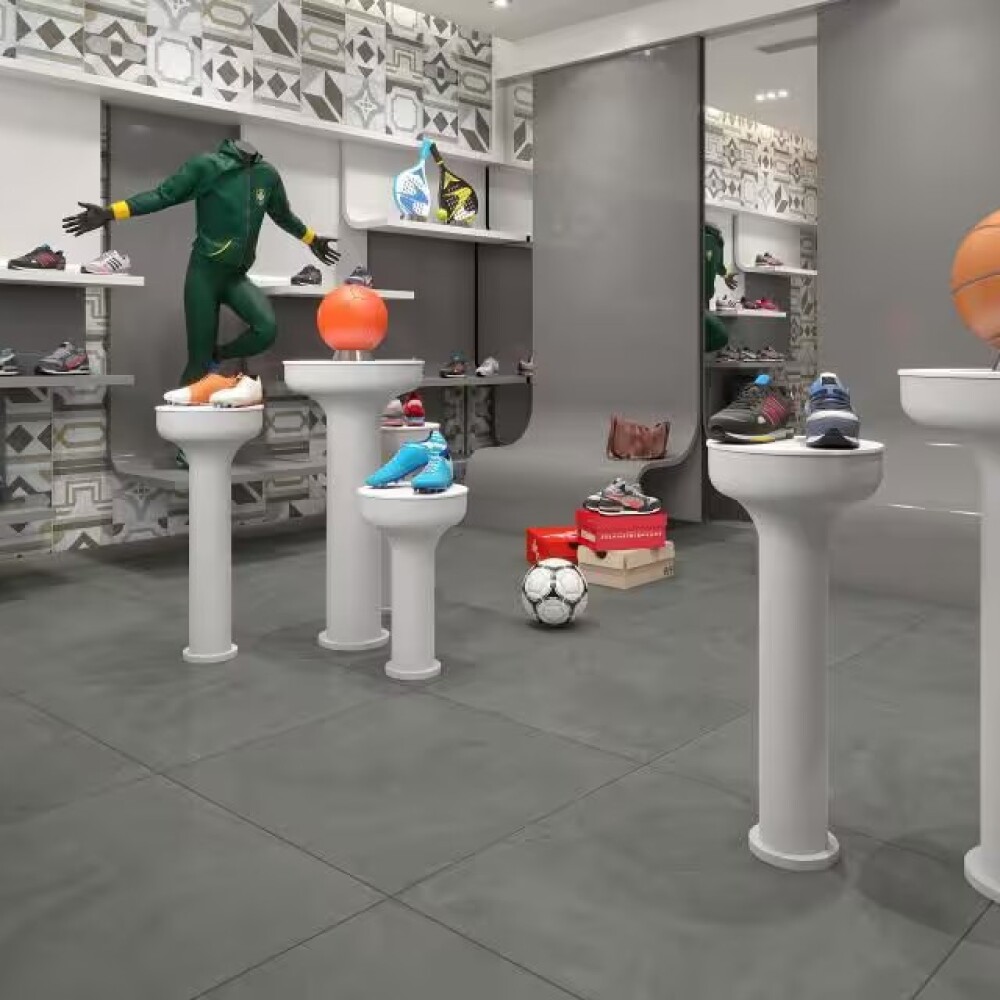 Semigres Gris esmaltado 74x74 cm Satinado y Rectificado Semigres Gris Esmaltado 74x74 Cm Satinado Y Rectificado