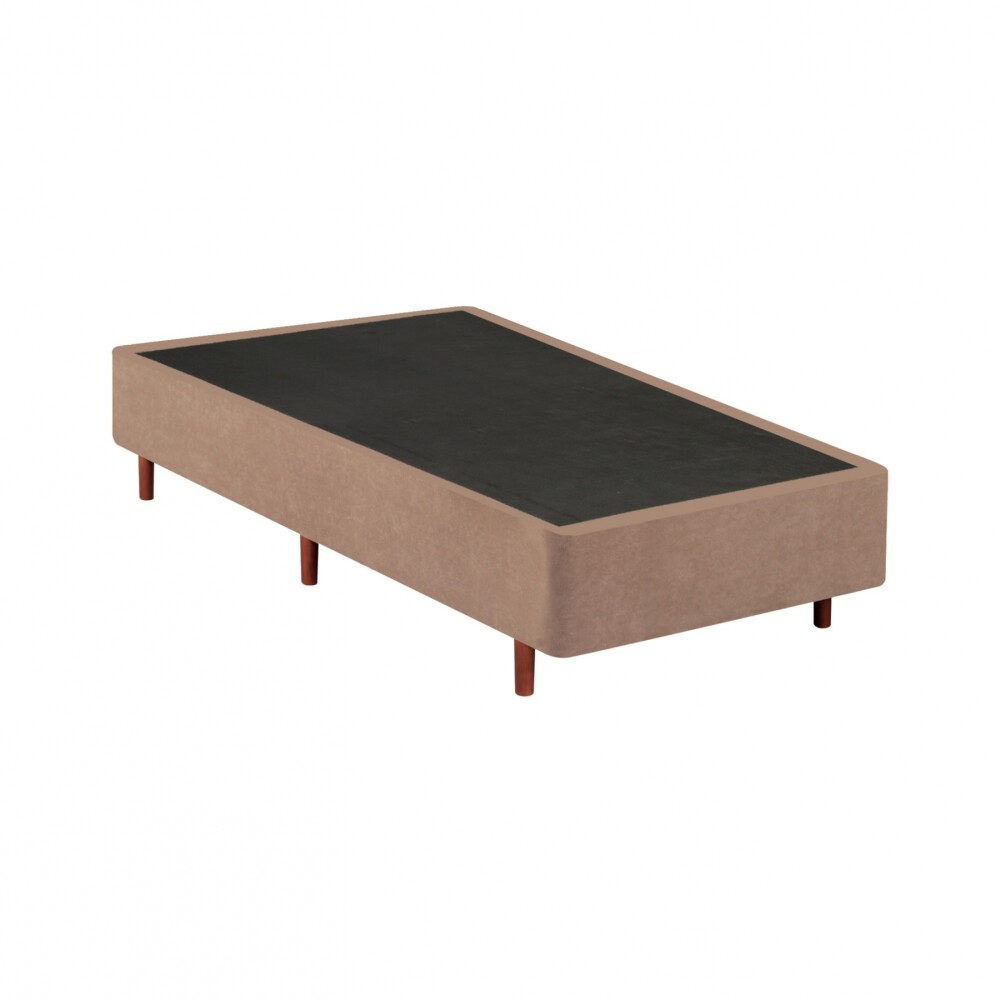 Base Sommier 1 Plaza - Mannes - Beige Base Sommier 1 Plaza - Mannes - Beige