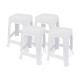 Set x4 Banquetas Bela Vista BLANCO