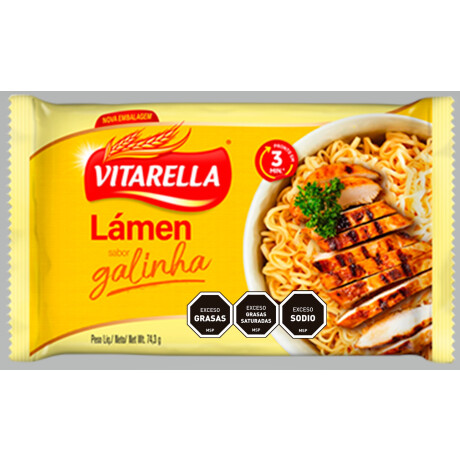 PASTA INSTANTANEA VITARELLA 74.30G GALLINA PASTA INSTANTANEA VITARELLA 74.30G GALLINA