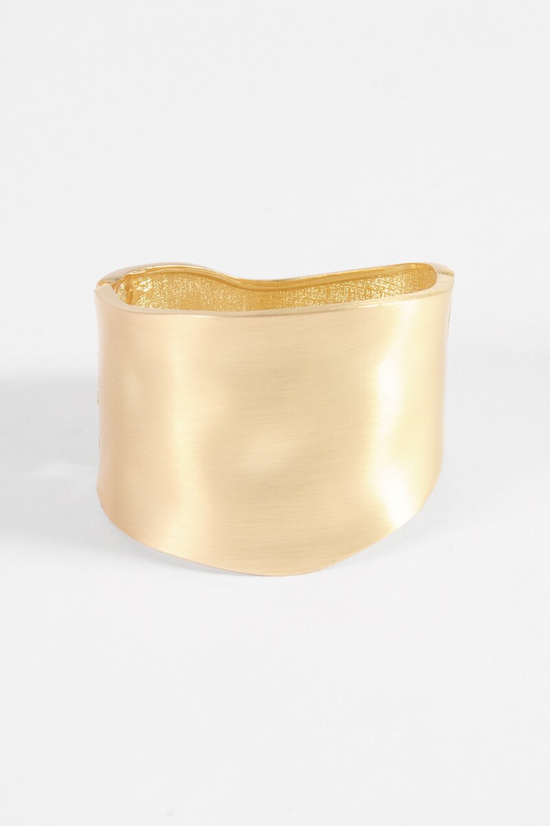 Pulsera cuff texture dorado
