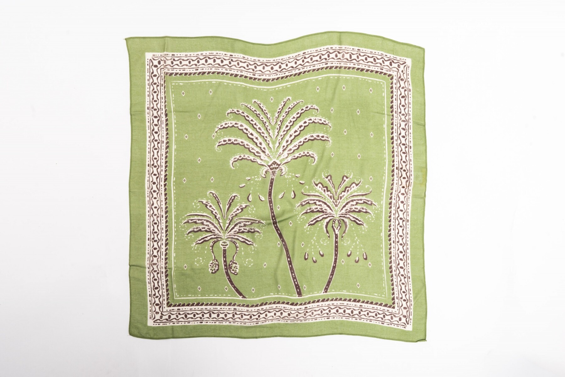 Bandana Print Palmeras - Oliva 