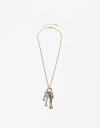 Collares Largos Color Collar Largo Multidijes Antique Gold - Dorado Antique Gold