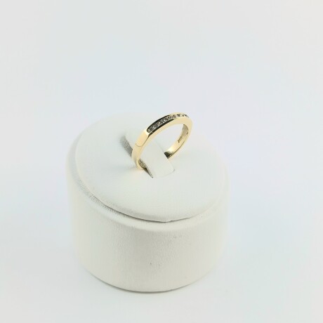 Anillo de oro 18 ktes, MEDIO SIN FIN. Anillo de oro 18 ktes, MEDIO SIN FIN.