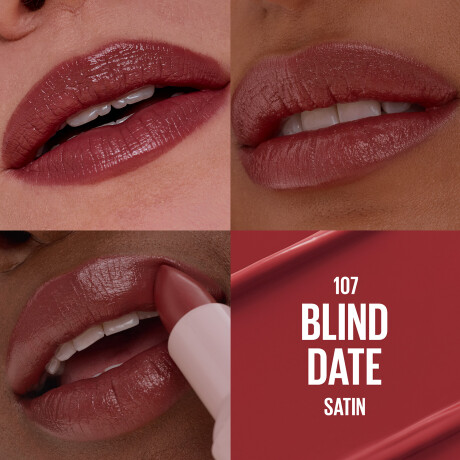Labial Maybelline Slip On Serum Lipstick Mate N°107 Blind Date Labial Maybelline Slip On Serum Lipstick Mate N°107 Blind Date