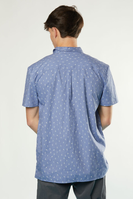 CAMISA ICON DIXIE Celeste