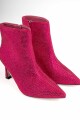 Botin con strass Fucsia