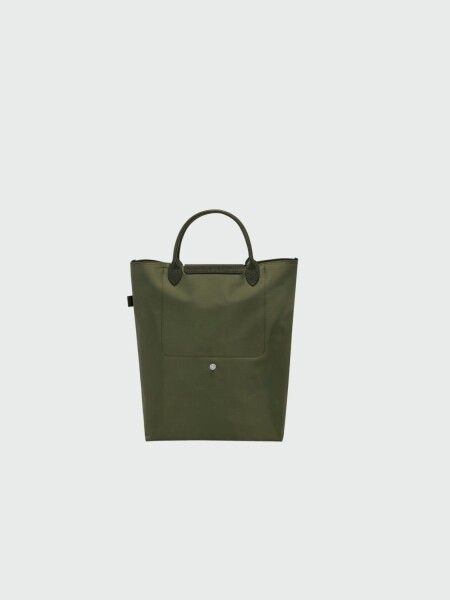 Longchamp - Cartera Tote plegable, de nylon y asa corta, Le pliage M Azul medio