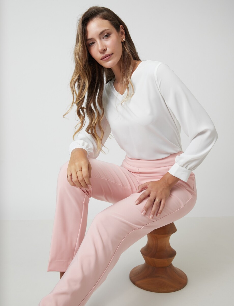 Pantalon Sastrero Slim - Rosa 