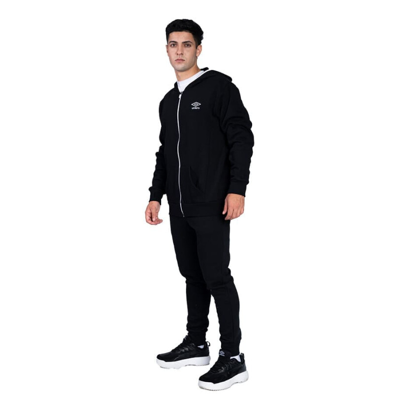 Campera - Umbro - Umbro Campera C/Capucha Adulto Felpa de Hombre - 20101940 Negro