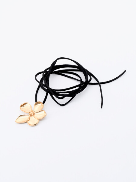 CHOCKER FLOR DORADO