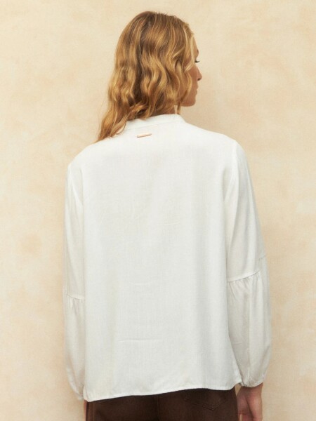 CAMISA ALLIE GRAPES BLANCO