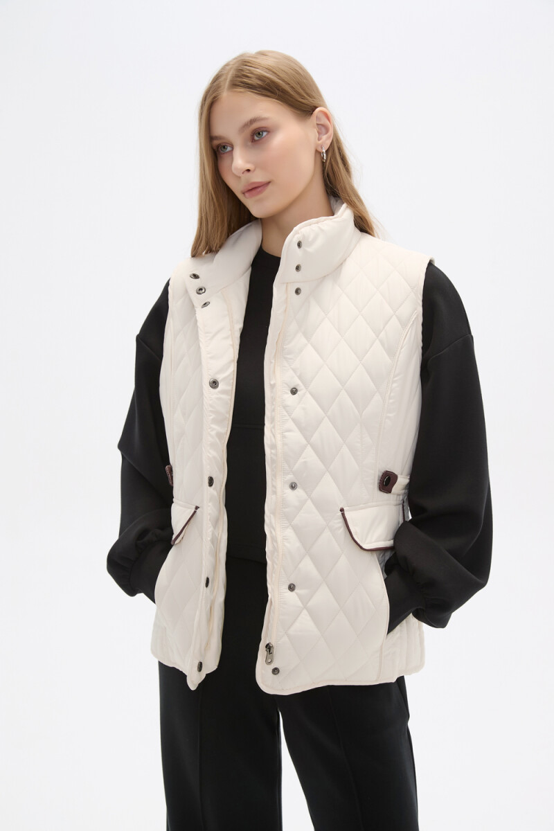 Chaleco Claunet - Crudo / Natural 