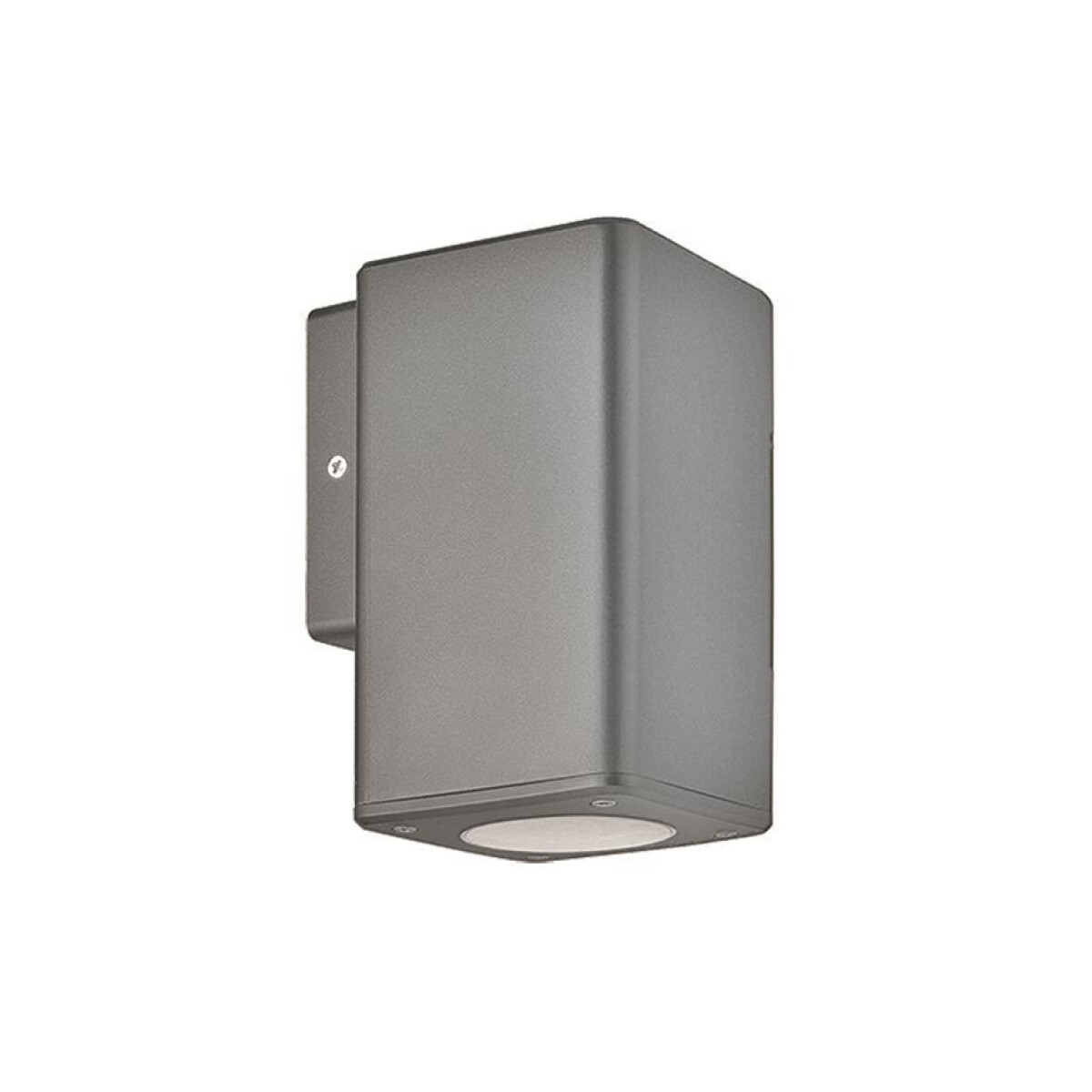 Luminaria Unidireccional de Exterior Basilea Rectangular Gris Grafito 