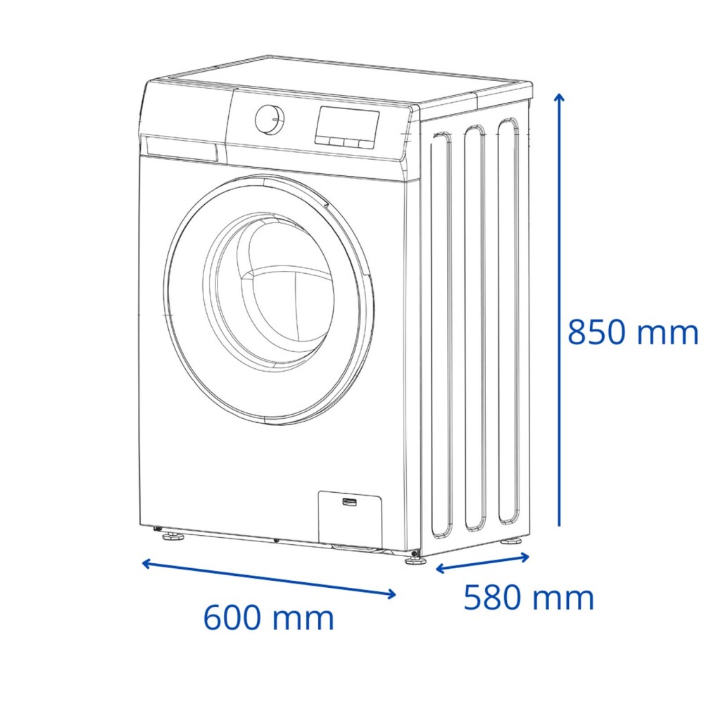 LAVARROPAS JAMES 8-KG BLANCO LR 8140 INV BL G2