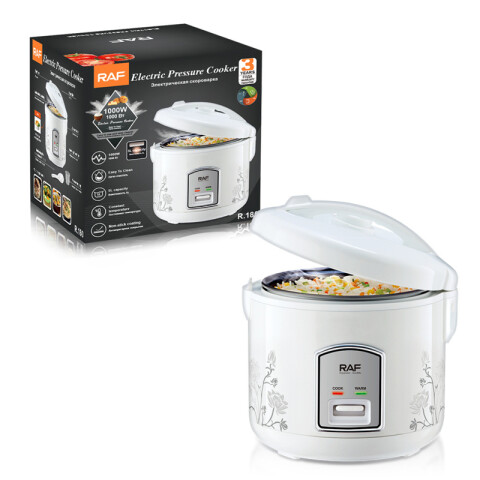 Arrocera Olla Eléctrica Blanca Múltiples Recetas 5 Litros 900w RAF Color Blanco Frecuencia 50/60 Hz Arrocera Olla Eléctrica Blanca Múltiples Recetas 5 Litros 900w RAF Color Blanco Frecuencia 50/60 Hz
