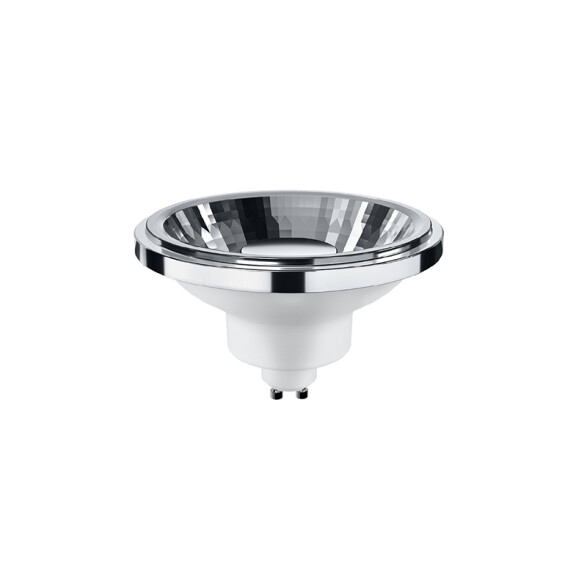 Lampara LED cromo AR111 12W 220-240V cálido 24° dimerizable VK0620