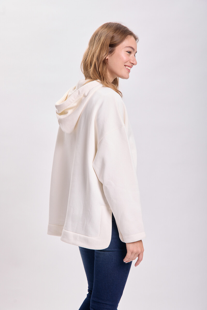 Canguro deportivo oversize Crudo