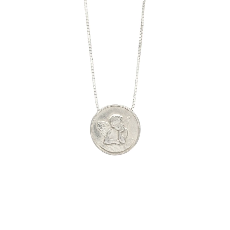 Conjunto Angel de la guarda - Plata 925 - Sin Piedra- CJ3010 sinpiedra