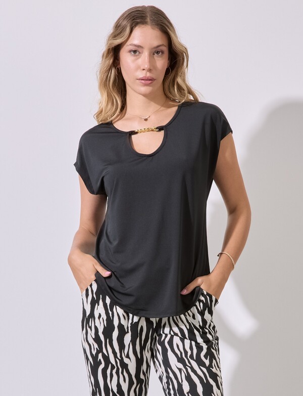 Blusa Cadena NEGRO