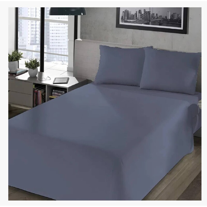 Juego Sábanas Queen Size Home Class Lisas 180 hilos 100% Algodón Liso