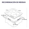 Anafe A Gas James 4 Ag Vnt Negro 110v/240v Anafe A Gas James 4 Ag Vnt Negro 110v/240v