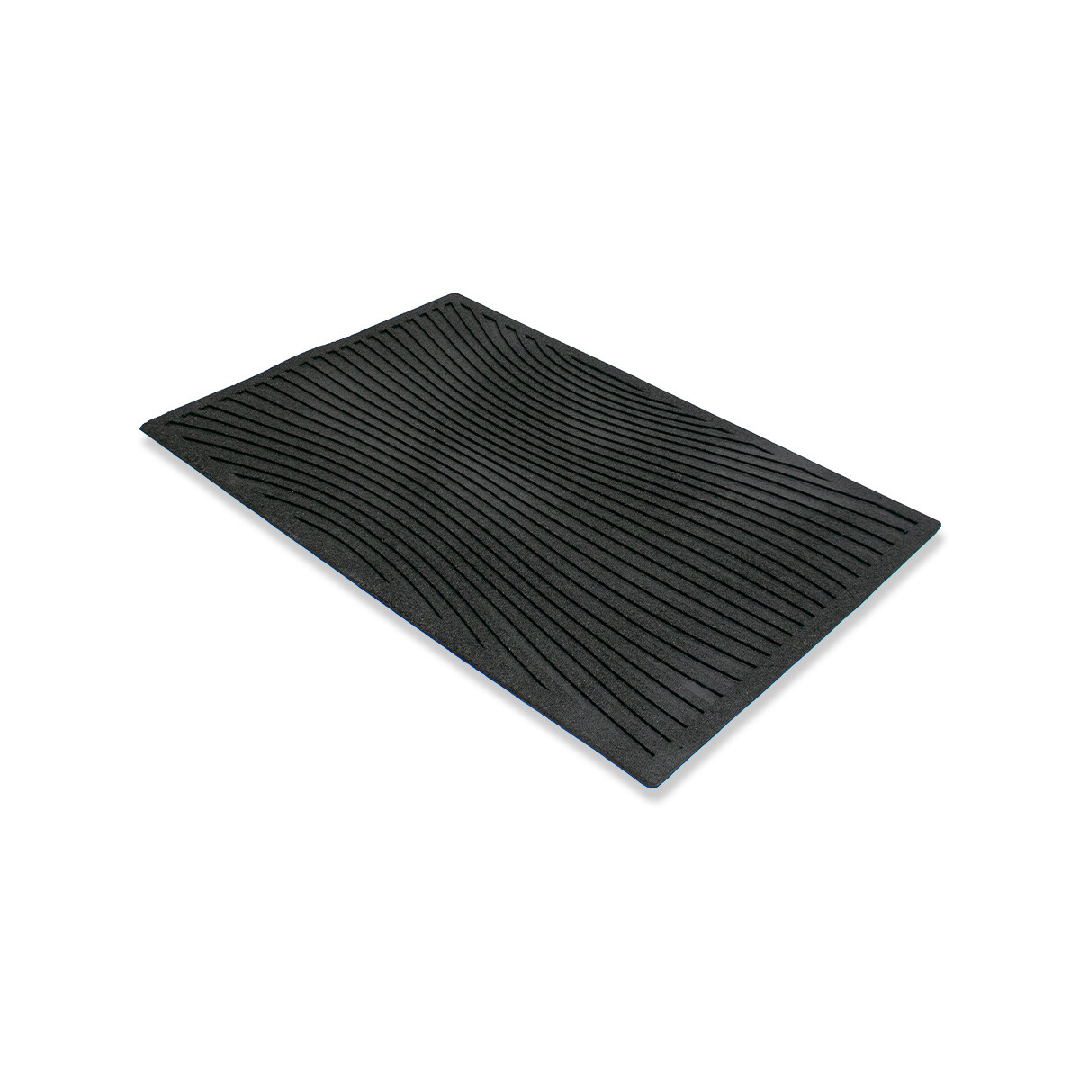 ALFOMBRA GOMA RECT NEGRO 60X90CM 