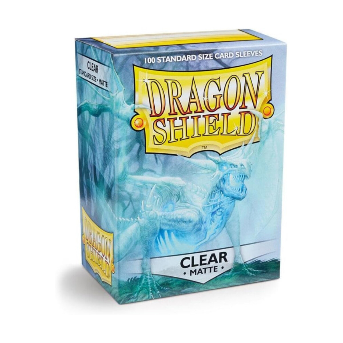 Dragon Shield: 100 Standard Sleeves - Matte Clear 