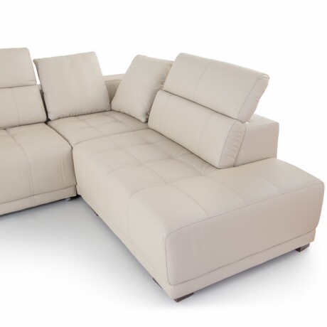 Rinconera Seúl (Retráctil) - Cuero Básico - Chaise derecho Arena - (Preventa)