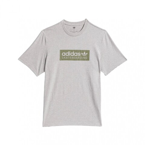 Remera adidas Logo Skateboarding Grey