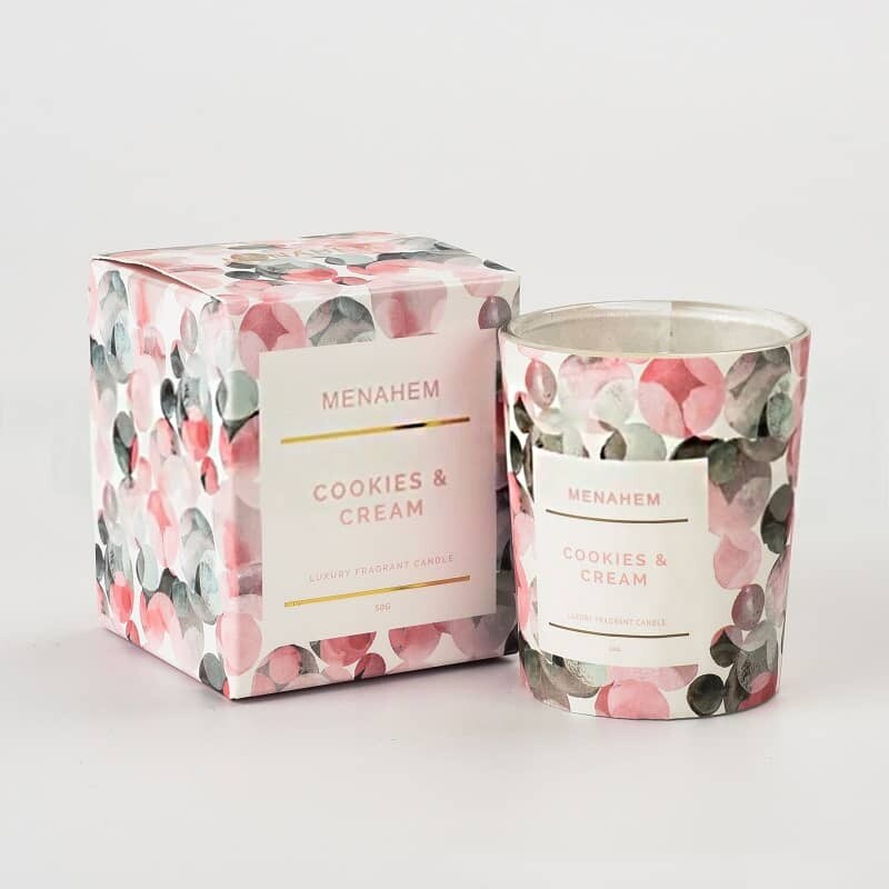 Vela aromática frasco vidrio Vela aromática frasco vidrio