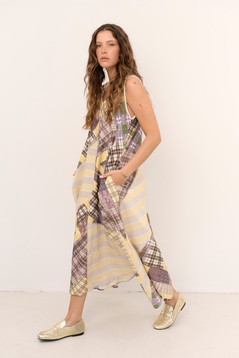 VESTIDO PATCH AMARILLO