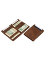 WALLET ESSENZIALE BRUSHED BROWN