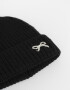 Gorro Cute Gorro Tejido Bordado - Negro
