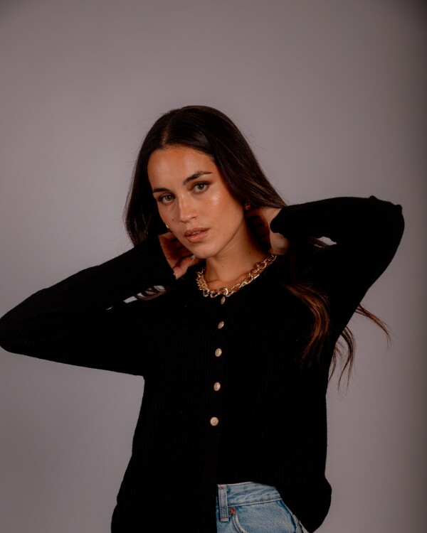 Blusa Marina negro