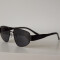 METAL TRIANGLE SUNNIES BLACK/BLACK