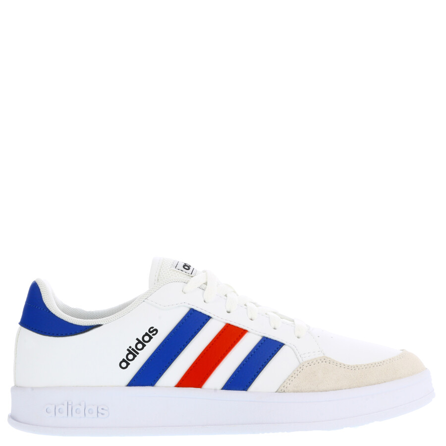 Championes de Hombre Adidas Tenis Breaknet Blanco - Gris - Azul