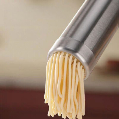 Máquina Eléctrica Para Hacer Pasta Portátil Acero Inoxidable Blanco