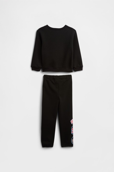 Set De Pantalón Y Buzo Deportivo Toddler Niño Black