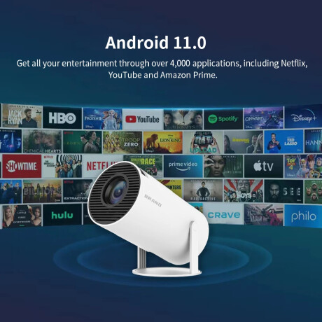 Proyector Led 720P HY300 Android 11 160 Lúmenes 001