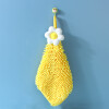 Toalla De Mano De Chenille Flor - Amarillo Toalla De Mano De Chenille Flor - Amarillo