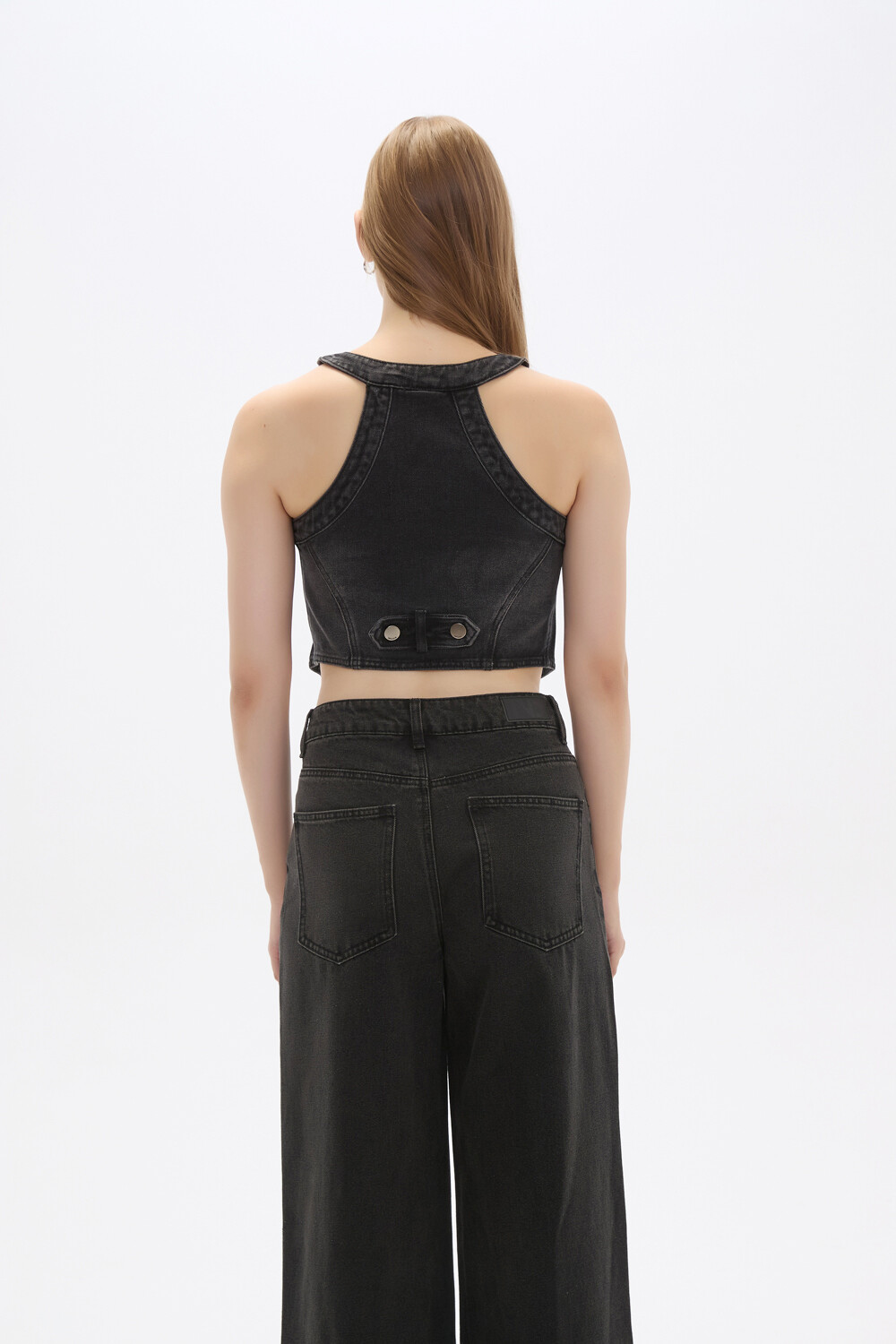 Chaleco Callista Gris Oscuro