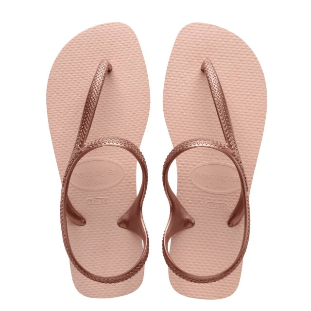 Sandalia de Mujer Havaianas Flash Urban Rosa Ballet - Dorado