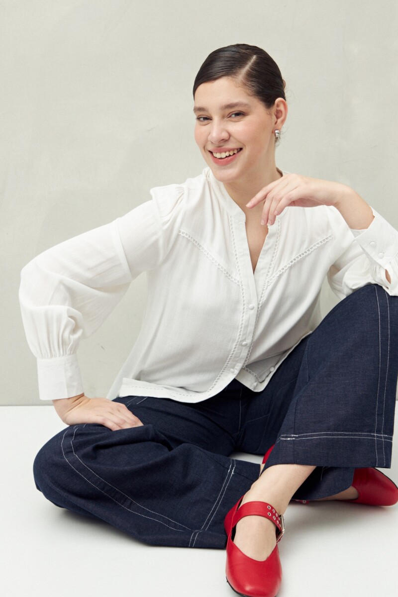 CAMISA BULLE Crudo