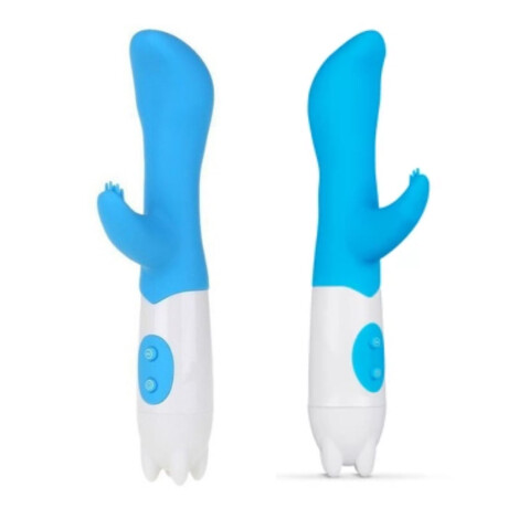 Vibrador Con Doble Estímulo Petite Piper Desing Celeste