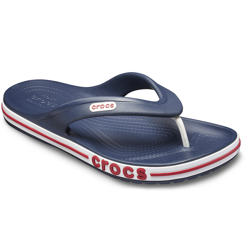 Ojotas Crocs Bayaband Flip Azul