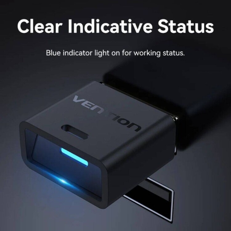 Adaptador Bluetooth 5.3 Vention NAHB0 Adaptador Bluetooth 5.3 Vention NAHB0